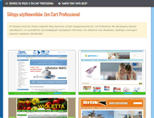 Tablet Screenshot of katalog.zencart.com.pl